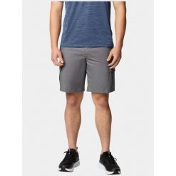 Spodenki turystyczne męskie Columbia Rapid Rivers. Szare krótkie spodenki sportowe męskie Columbia, m, bez wzorów, z bawełny, trekkingowe. W wyprzedaży za 119.50 zł.