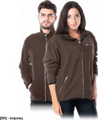 R.E.I.S. POLAR-HONEY - bluza, miły w dotyku krótko strzyżony polar, 100% poliester 290 g/m2, suwak, 3 zasuwane kieszenie - brązowy 3XL. Brązowe bluzy męskie R.E.I.S., m, bez wzorów, z polaru, bez kaptura. Za 74.54 zł.