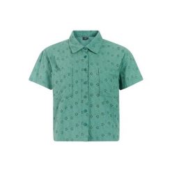 Koszula damska Protest Lymea. Zielone koszule damskie Protest, l, bez wzorów, z materiału, eleganckie, bez kołnierzyka, bez ramiączek. Za 266.50 zł.