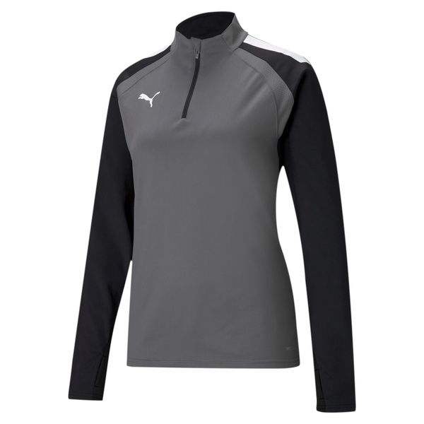 Damski top treningowy 1/4 zip Puma Team Liga. Białe bluzy sportowe damskie Puma, xl, bez wzorów, bez kaptura, do piłki nożnej. Za 253.00 zł.