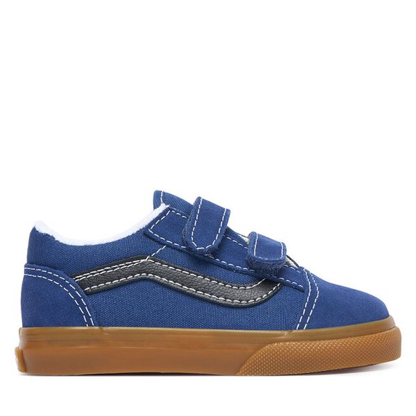 Tenisówki Vans. Niebieskie trampki i tenisówki chłopięce Vans, bez wzorów, bez zapięcia. Za 179.99 zł.