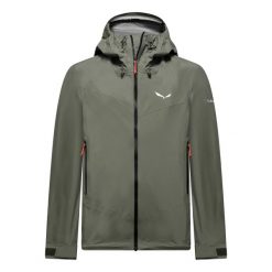 Wodoodporna męska kurtka sportowa Salewa ORTLES. Brązowe kurtki sportowe męskie Salewa, na zimę, l, bez wzorów, z hardshellu, do biegania. Za 1,647.00 zł.