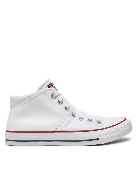 Converse Trampki Chuck Taylor All Star Madison Mid 563511C Biały. Białe trampki i tenisówki damskie Converse, bez wzorów, z materiału, retro, bez zapięcia. Za 169.99 zł.
