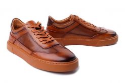 ARTIKER RELAKS 54A0230 brown, półbuty męskie. Brązowe półbuty na co dzień męskie Artiker Relaks, ze skóry, bez zapięcia. Za 234.43 zł.