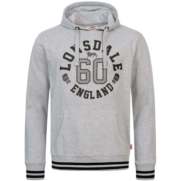 Bluza z kapturem Lonsdale Mamhead. Czarne bluzy męskie Lonsdale, m, bez wzorów, z bawełny, z kapturem. Za 182.69 zł.