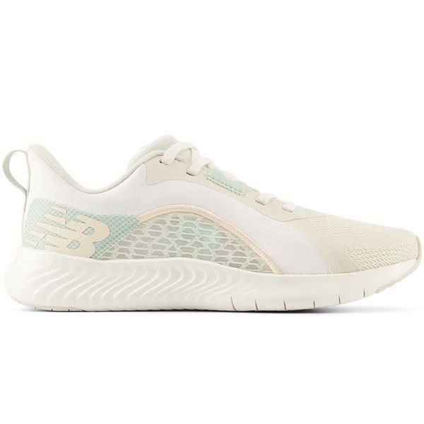 Buty damskie New Balance WXBEYCC1 – białe. Białe obuwie sportowe damskie New Balance, bez wzorów, z syntetyku, do biegania. Za 169.99 zł.