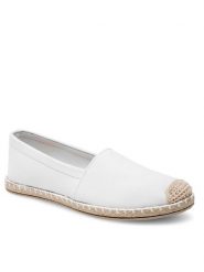 Jenny Fairy Espadryle WYL04103-1 Biały. Białe espadryle damskie Jenny Fairy, bez wzorów, z materiału, bez obcasa, bez zapięcia. Za 59.99 zł.