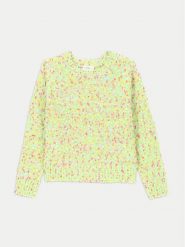 Coccodrillo Sweter ZC4172101CGK Zielony Regular Fit. Zielone swetry dla dziewczynek COCCODRILLO, bez wzorów, z syntetyku, bez kołnierzyka, bez ramiączek, bez kaptura. Za 59.99 zł.