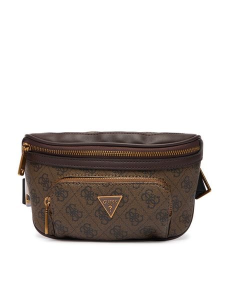 Guess Nerka HMEVZL P3231 Brązowy. Brązowe saszetki męskie Guess, ze skóry. Za 229.99 zł.