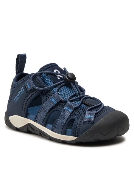 Reima Sandały 5400132A Granatowy. Niebieskie sandały chłopięce Reima, z materiału, bez zapięcia. Za 319.99 zł.