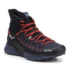 Buty Salewa Ms Dropline Mid 61386-0976 czarne. Czarne trekkingi męskie za kostkę. Za 1,203.68 zł.
