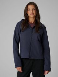 4F Kurtka softshell wiatroodporna membrana 5000 damska - granatowa S. Niebieskie kurtki damskie 4f, l, bez wzorów, z softshellu, bez kaptura. Za 299.99 zł.