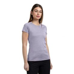 Damska Koszulka Dla Aktywnych Vickland TP75. Fioletowe t-shirty damskie Trespass, l, bez wzorów, z materiału, klasyczne, bez kołnierzyka. Za 60.99 zł.