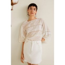 Mango - Spódnica Musthave. Szare spódnice damskie Mango, z bawełny. Za 119.90 zł.