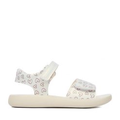 Sandały DeeZee. Białe sandały dziewczęce DeeZee, bez zapięcia. Za 79.99 zł.