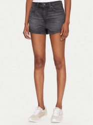 Guess Szorty jeansowe W5GD0Y D5M71 Czarny Regular Fit. Czarne szorty damskie Guess, m, z aplikacjami, z bawełny. Za 149.00 zł.