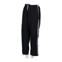 Second life - Spodnie dresowe męskie z zamkami czarne - Stan bardzo dobry. Czarne spodnie sportowe męskie Champion, l, bez wzorów, z dresówki, do biegania. Za 124.96 zł.