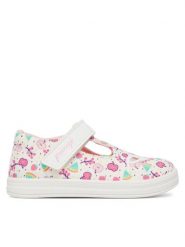 Primigi Półbuty 1355144 S Biały. Białe półbuty dziewczęce Primigi, bez wzorów, z materiału, bez zapięcia. Za 229.99 zł.