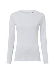 Brookshire koszulka z długim rękawem Kobiety Bawełna szary, M. Szare t-shirty damskie brookshire, m, bez wzorów, z bawełny, klasyczne, bez kołnierzyka. Za 79.95 zł.