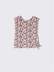 Coccodrillo Bluzka WC2143204GRO Kolorowy Regular Fit. Bluzki dla dziewczynek COCCODRILLO, bez wzorów, z bawełny, bez ramiączek. Za 49.99 zł.