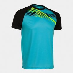 Koszulka do biegania męska Joma Elite X. Czarne koszulki sportowe męskie Joma, l, bez wzorów, z elastanu, bez kołnierzyka, bez ramiączek, do biegania. Za 191.99 zł.