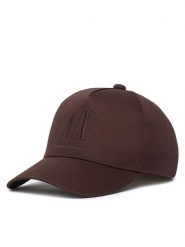 Armani Exchange Czapka z daszkiem XW001179 AF14711 U6032 Brązowy. Brązowe czapki i kapelusze damskie Armani Exchange, bez wzorów, z bawełny. Za 289.99 zł.