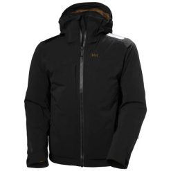 Kurtka narciarska Helly Hansen Atlas Infinity Stretch. Czarne kurtki męskie Helly Hansen, m, bez wzorów, bez kaptura, narciarskie. W wyprzedaży za 2,976.00 zł.