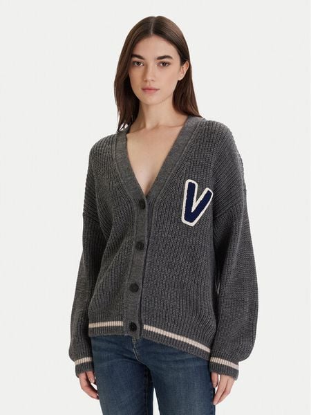 ViCOLO Kardigan 55072F Szary Regular Fit. Szare kardigany damskie ViCOLO, bez wzorów. Za 599.99 zł.