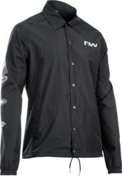 Kurtka rowerowa NORTHWAVE Coach Jacket DWR 7.000mm. Czarne kurtki męskie Northwave, l, bez wzorów, z materiału, eleganckie, bez kaptura. Za 348.80 zł.