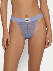 HUGO Stringi 50535036 Fioletowy. Fioletowe stringi damskie Hugo, s, bez wzorów, z syntetyku. Za 109.99 zł.