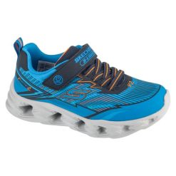 Buty sportowe Sneakersy chłopięce, Vortex 2.0 - Veltrox. Niebieskie buty sportowe chłopięce Skechers, bez wzorów, sportowe, bez zapięcia. Za 179.99 zł.