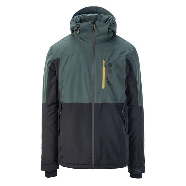Męska Kurtka Moren Colour Block Jacket. Czarne kurtki męskie Hi-tec, m, bez wzorów, z materiału, z kapturem. Za 549.34 zł.