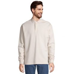 Bluza Polo Dla Dorosłych Unisex Heritage Neck. Białe bluzy damskie SOL'S, s, bez wzorów, bez kaptura. Za 246.99 zł.