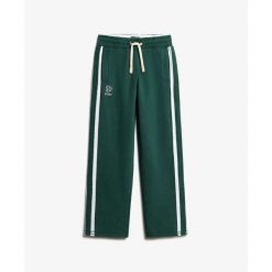 Spodnie do biegania Superdry Athletic Fives. Zielone spodnie sportowe męskie Superdry., s, bez wzorów, z dresówki, do biegania. Za 433.40 zł.