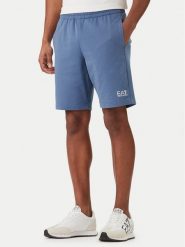EA7 Emporio Armani Szorty sportowe 8NPS65 PJVRZ UB064 Niebieski Regular Fit. Niebieskie krótkie spodenki sportowe męskie EA7 Emporio Armani, l, bez wzorów, z bawełny. Za 359.99 zł.