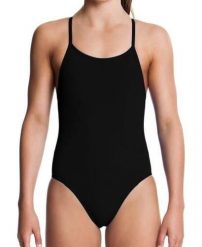 Strój na basen menstruacyjny Funkita STILL BLACK - diamond back dziewczęcy. Czarne stroje kąpielowe dla dziewczynek FUNKITA, bez wzorów, z elastanu. Za 209.00 zł.