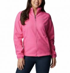 Kurtka Sportowa Przejściowa Columbia Kruser Ridge Ii Softshell. Czerwone kurtki damskie Columbia, s, bez wzorów, z materiału, bez kaptura. Za 198.99 zł.
