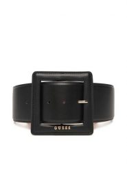 Guess Pasek Damski BW9245 P5370 Czarny. Czarne paski damskie Guess, z aplikacjami, ze skóry. Za 249.99 zł.