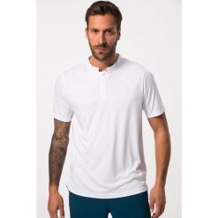 Męska Koszulka henley tenis rękaw 1/2 QuickDry okrągły dekolt. Białe koszulki sportowe męskie JAY-PI, m, bez wzorów, z materiału, bez kołnierzyka, bez ramiączek, tenisowe. Za 176.99 zł.
