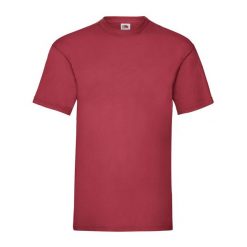 Męska Koszulka Valueweight. Czerwone koszulki sportowe męskie Fruit of the Loom, m, bez wzorów, bez kołnierzyka, bez ramiączek, trekkingowe. Za 35.99 zł.