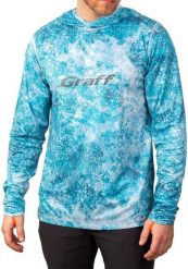 Bluza z kapturem Graff UPF50 964-CL-15. Bluzy męskie Graff, m, bez wzorów, z kapturem. Za 240.55 zł.
