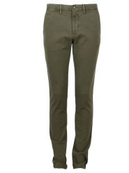 Tommy Hilfiger Spodnie "Bleecker Chino" | MW0MW04651321 | Bleecker Slim | Mężczyzna | Wojskowa Zieleń. Zielone spodnie materiałowe męskie Tommy Hilfiger, m, bez wzorów, z bawełny, militarne. W wyprzedaży za 239.00 zł.