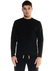 Koszulka z bawełna na co dzień na siłownię. Czarne koszulki sportowe męskie LEONE 1947 APPAREL, s, bez wzorów, z bawełny, bez kołnierzyka, bez ramiączek, na fitness i siłownię. Za 84.16 zł.