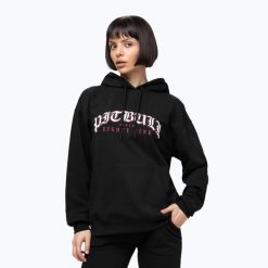 Bluza damska Pitbull Tatto Hooded. Czarne bluzy damskie PITBULL, m, bez wzorów, z bawełny, bez kaptura. Za 229.99 zł.