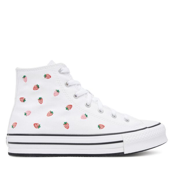 Trampki Converse. Białe trampki i tenisówki damskie Converse, bez wzorów, bez zapięcia. Za 259.99 zł.