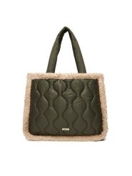 Barbour Torebka Marnie Quilt Tote Bag LBA0482OL71 Khaki. Brązowe torebki do ręki damskie Barbour, bez wzorów, z materiału, bez dodatków. Za 549.99 zł.