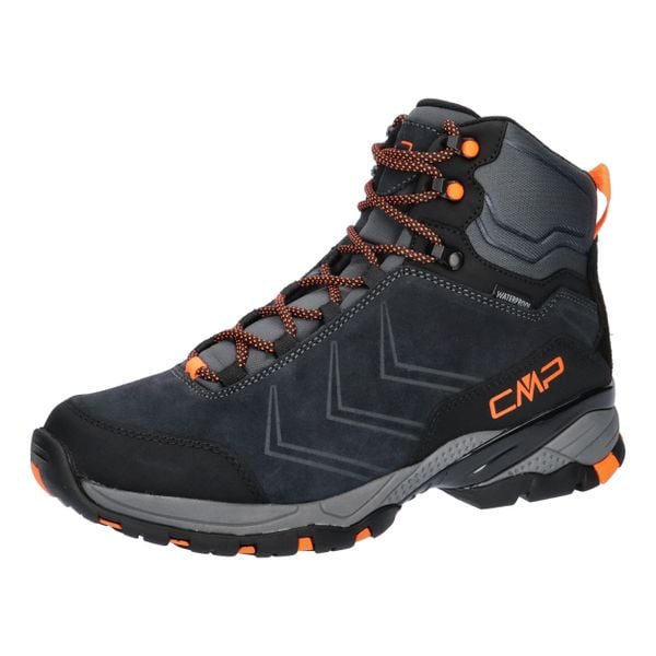 Buty trekkingowe męskie wysokie CMP MELNICK skóra naturalna wodoodporne. Brązowe trekkingi męskie CMP, na lato, outdoorowe. Za 359.00 zł.