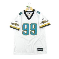Second life - Męska biała koszulka NFL - Stan bardzo dobry. Białe koszulki sportowe męskie Puma, m, bez wzorów, bez kołnierzyka, bez ramiączek, do piłki nożnej. Za 211.46 zł.