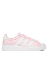 Adidas Sneakersy Streettalk JQ8609 Różowy. Czerwone buty sportowe dziewczęce Adidas, bez wzorów, ze skóry, bez zapięcia. Za 219.99 zł.