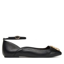 Baleriny Liu Jo. Czarne baleriny damskie Liu Jo, bez wzorów, bez obcasa. Za 439.99 zł.
